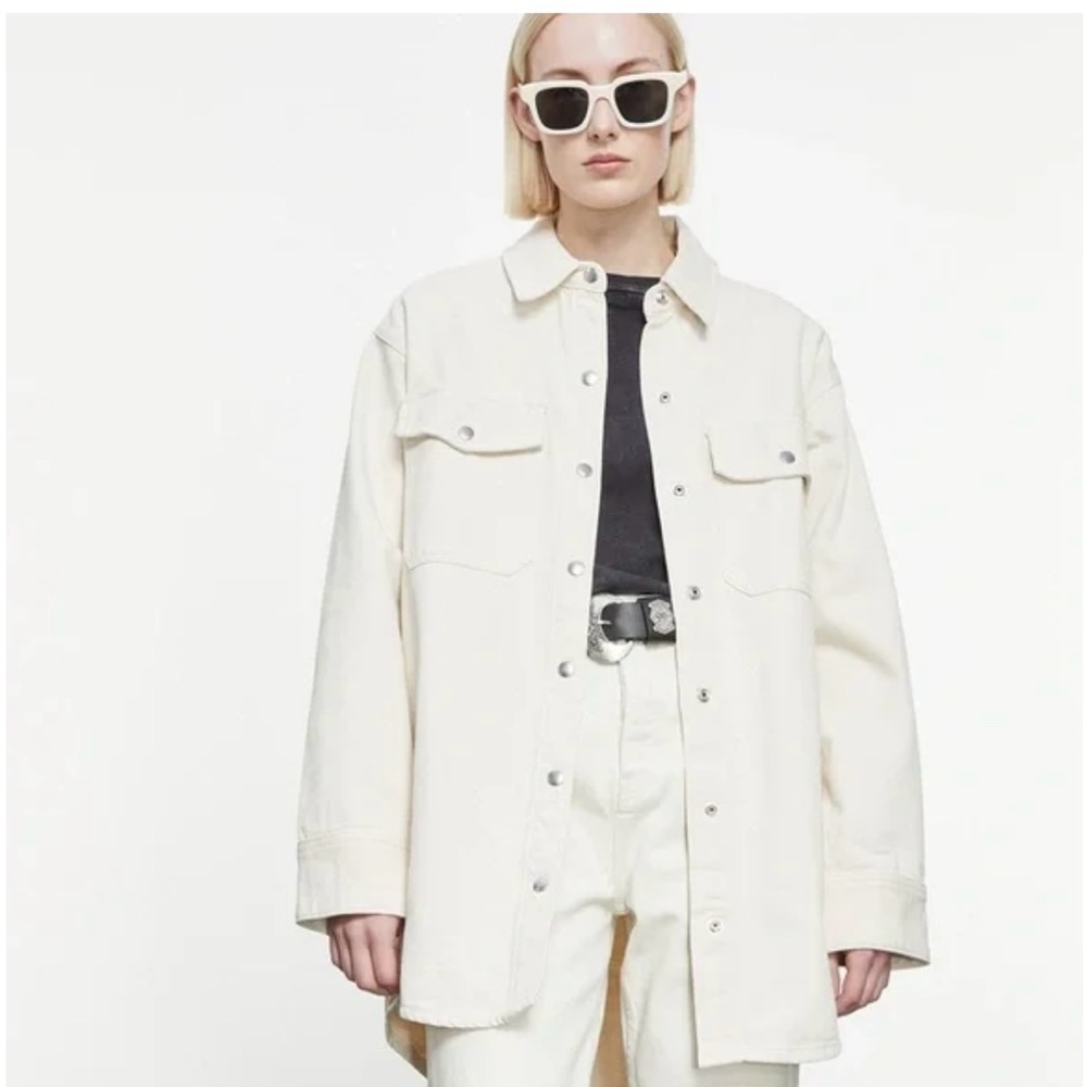 The Kooples Cream Lightweight Jacket
